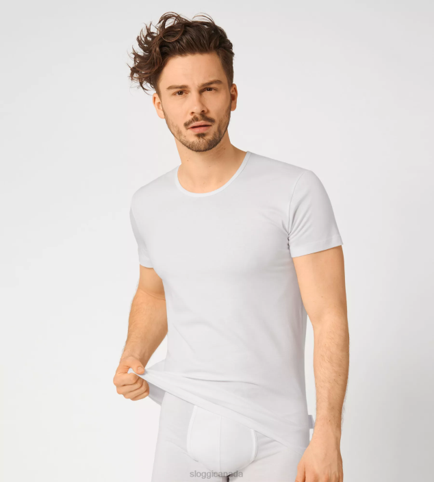 Loungewear | N024753 White 24/7 t-shirt Men sloggi