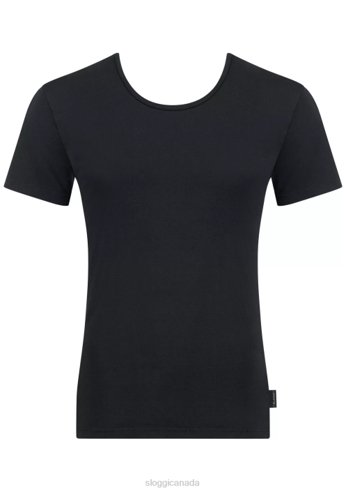 Loungewear | N024808 Black 24/7 t-shirt Men sloggi
