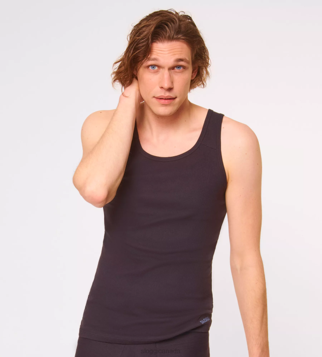 Loungewear | N024866 Black FREE EVOLVE tank top Men sloggi