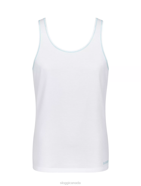 Loungewear | N024867 White EVER COOL tank top Men sloggi