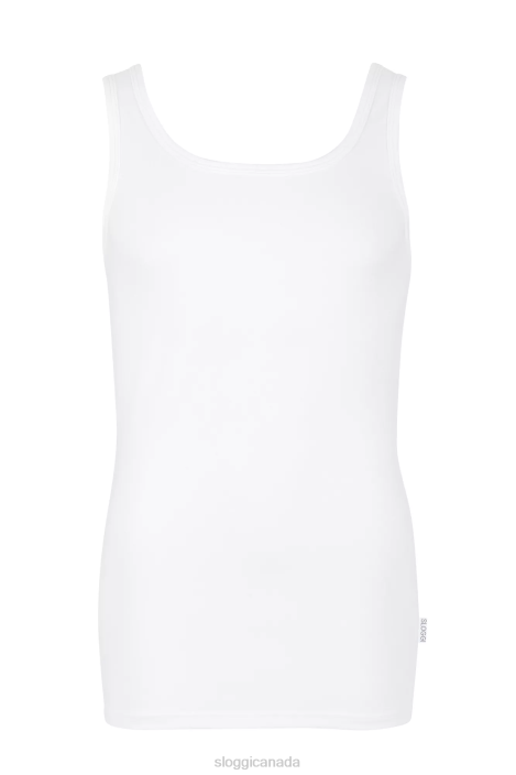 Loungewear | N024869 White BASIC tank top Men sloggi