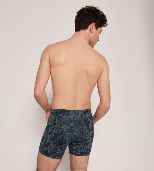 Underwear N024820 Violet - Dark Combination GO NATURAL shorts Men sloggi