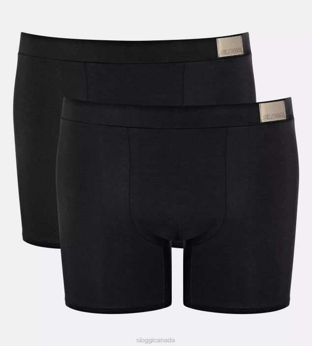 Underwear N024851 Black GO NATURAL shorts Men sloggi