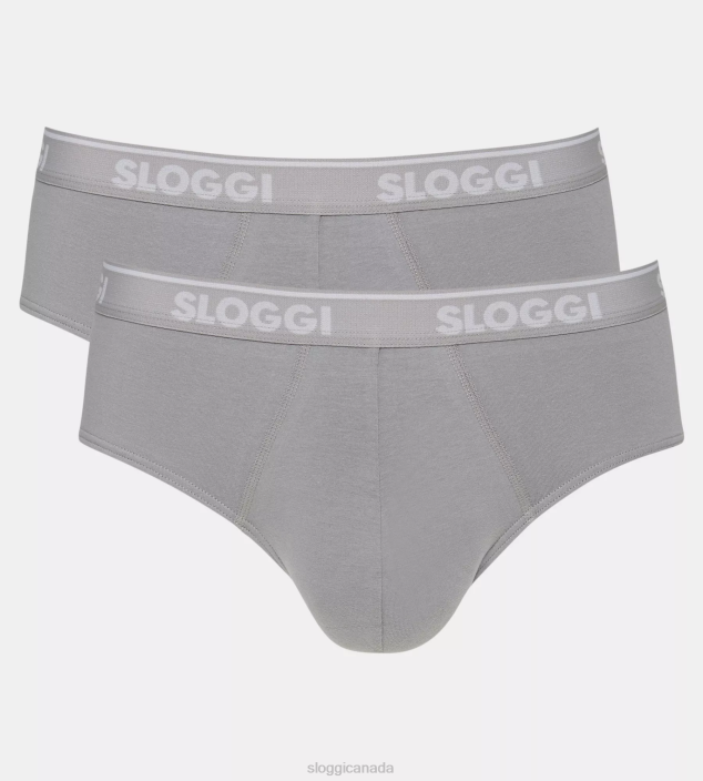Underwear N024807 Stone Grey GO ABC midi briefs Men sloggi