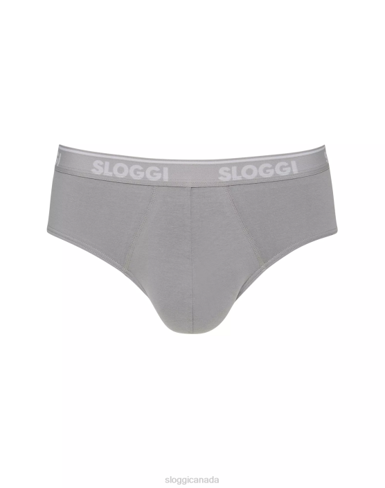 Underwear N024807 Stone Grey GO ABC midi briefs Men sloggi