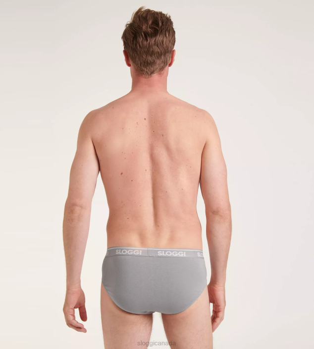 Underwear N024807 Stone Grey GO ABC midi briefs Men sloggi