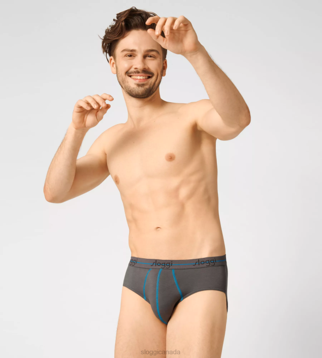 Underwear N024843 Brown - Light Combination START midi briefs Men sloggi