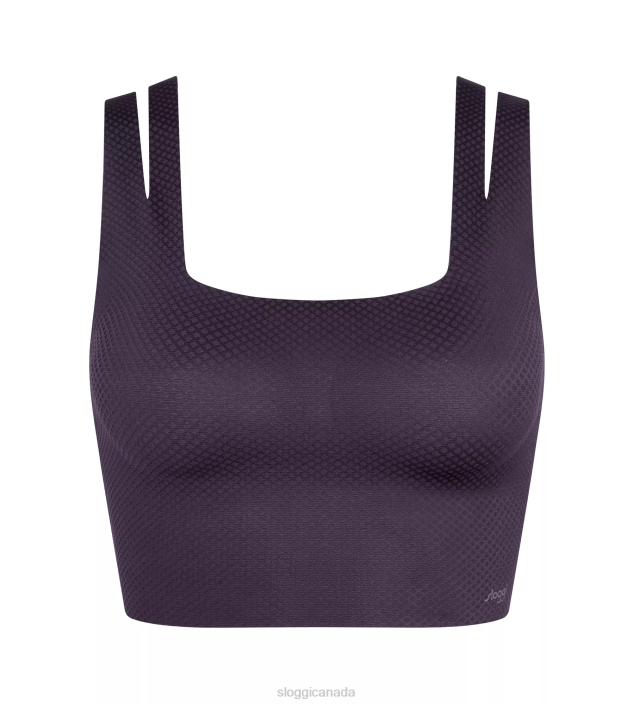 Bras | N02417 Blueberry ZERO FEEL FLOW Top Women sloggi