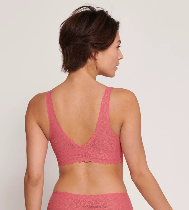 Bras | N024272 Desert Rose ZERO FEEL LACE Top Women sloggi