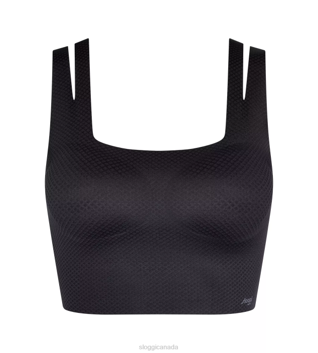 Bras | N024282 Black ZERO FEEL FLOW Top Women sloggi