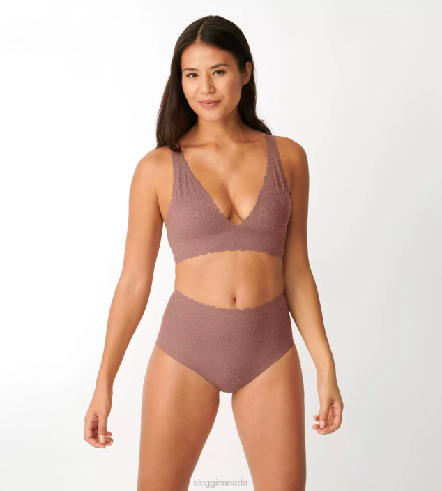 Bras | N024362 Cacao ZERO FEEL LACE Top Women sloggi