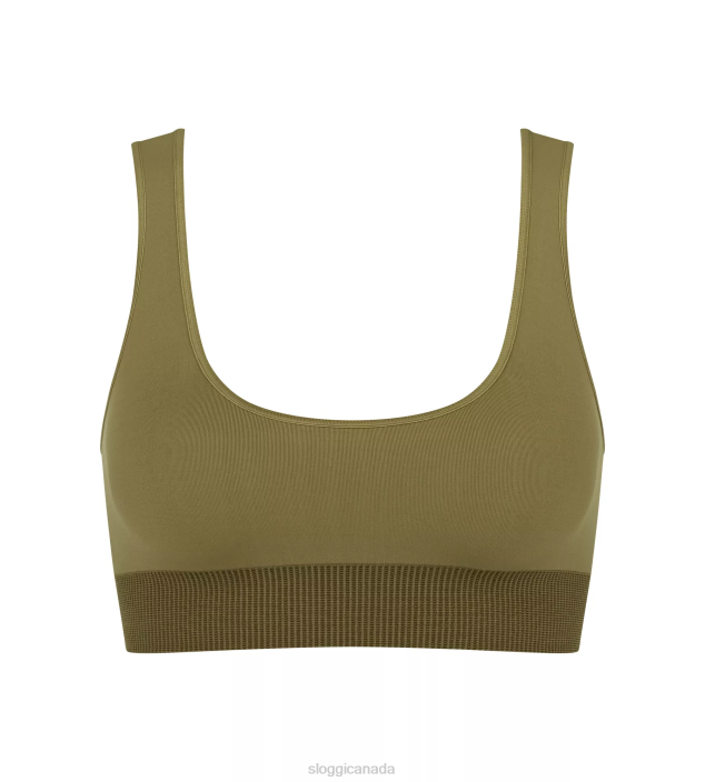 Bras | N024476 Martini Olive EVER INFUSED CBD Bra-top Women sloggi
