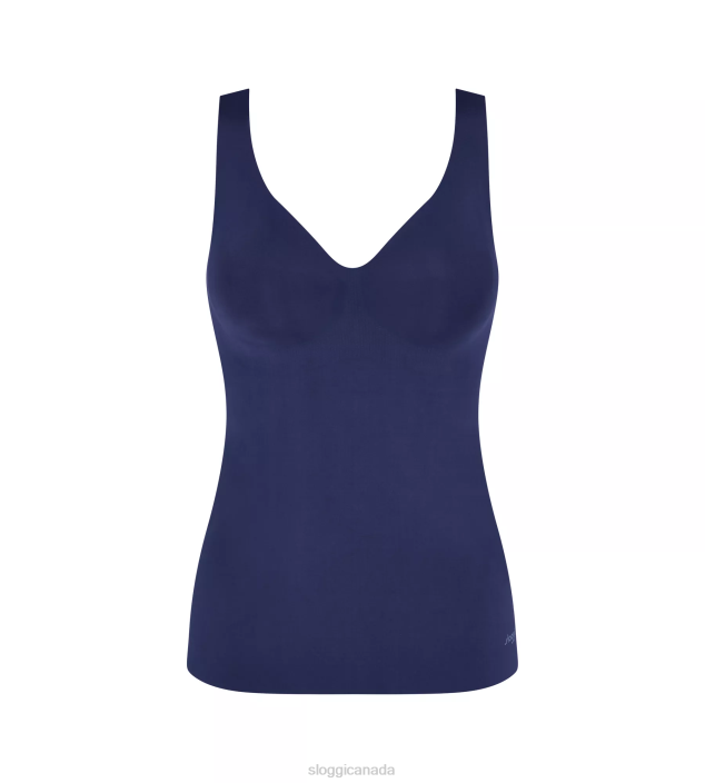 Bras | N024580 True navy ZERO FEEL Bra shirt Women sloggi