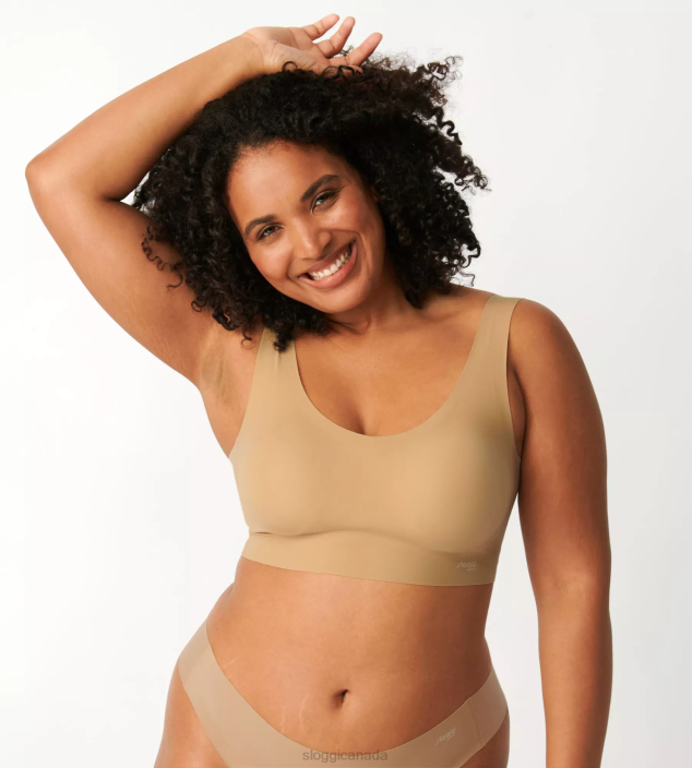 Bras | N024631 Brown - Dark Combination ZERO FEEL Bra-top Women sloggi
