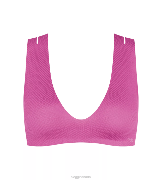 Bras | N024250 Flash pink ZERO FEEL FLOW Bralette Women sloggi