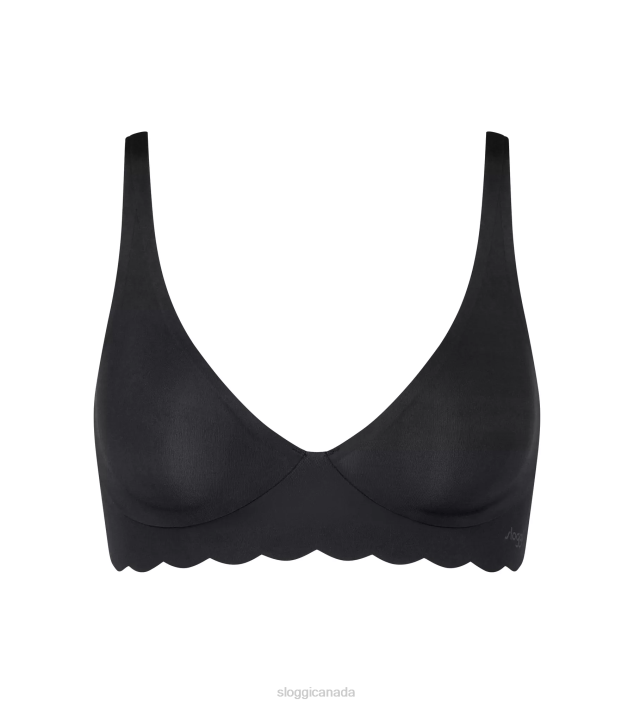 Bras | N024302 Black ZERO MICROFIBRE Bralette Women sloggi
