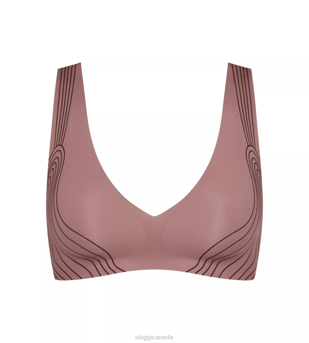 Bras | N024477 Cacao ZERO FEEL Bralette Women sloggi