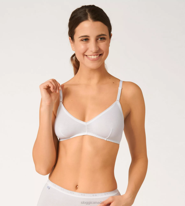 Bras | N024196 White 24/7 COTTON Non-wired bra Women sloggi