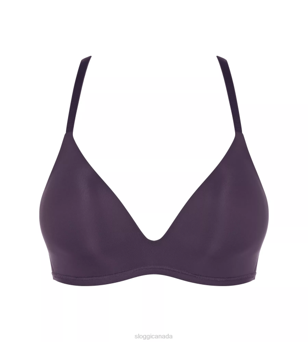 Bras | N024118 Blueberry SOFT ADAPT Push-up bra Women sloggi