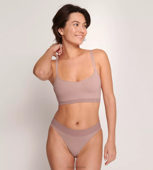 Bras | N024510 Foggy Mauve EVER INFUSED ALOE Padded bra Women sloggi