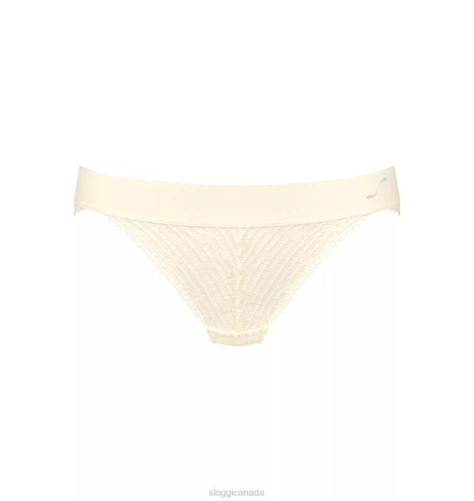 Knickers | N024606 Ecru White S SEVEN Hipster knickers Women sloggi