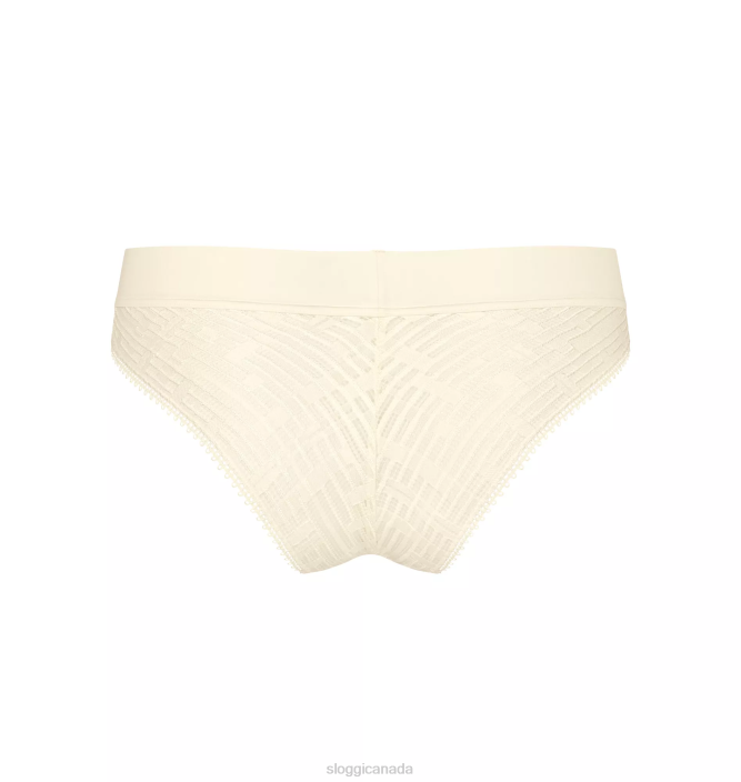 Knickers | N024606 Ecru White S SEVEN Hipster knickers Women sloggi