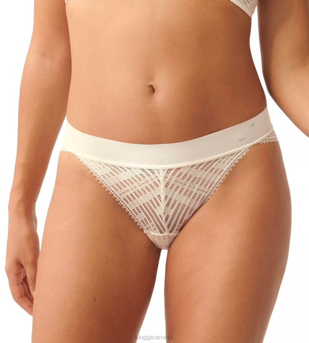 Knickers | N024606 Ecru White S SEVEN Hipster knickers Women sloggi