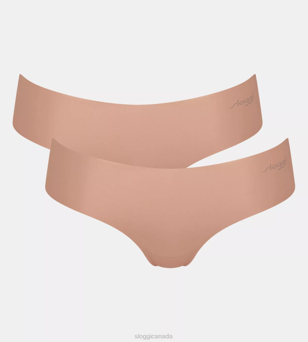 Knickers | N024633 Cameo brown ZERO MICROFIBRE Hipster knickers Women sloggi