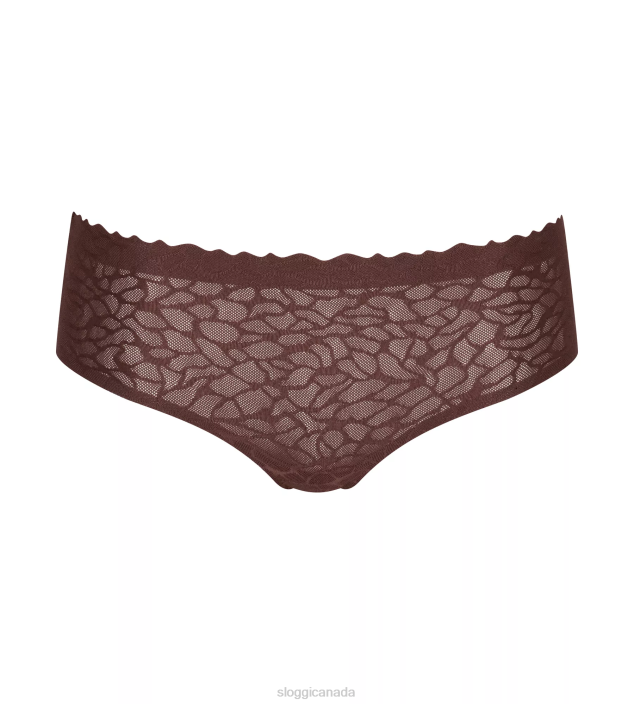 Knickers | N024699 Ebony brown ZERO FEEL LACE Hipster knickers Women sloggi