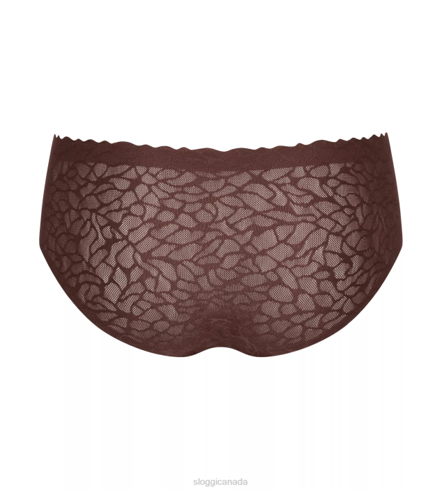 Knickers | N024699 Ebony brown ZERO FEEL LACE Hipster knickers Women sloggi