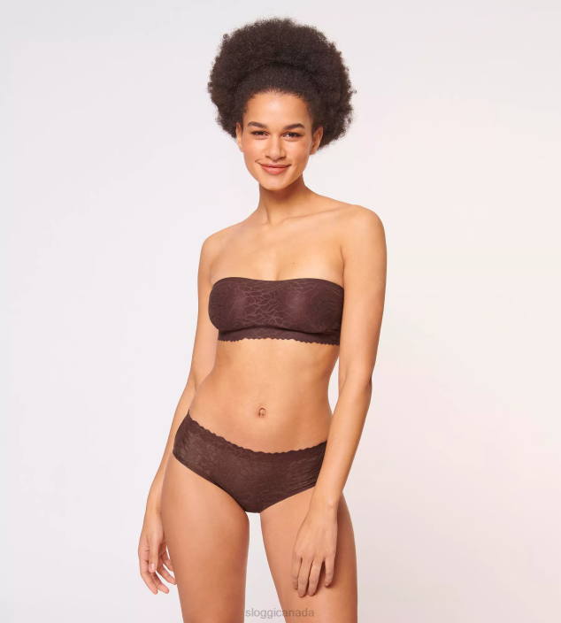 Knickers | N024699 Ebony brown ZERO FEEL LACE Hipster knickers Women sloggi