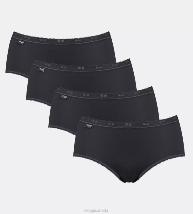 Knickers | N024103 Black BASIC+ Midi knickers Women sloggi