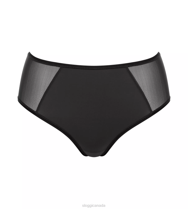 Knickers | N024122 Black SOFT ADAPT Highwaist knickers Women sloggi