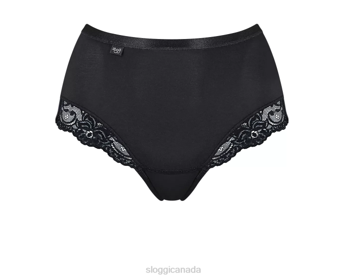 Knickers | N024353 Black ROMANCE Maxi knickers Women sloggi