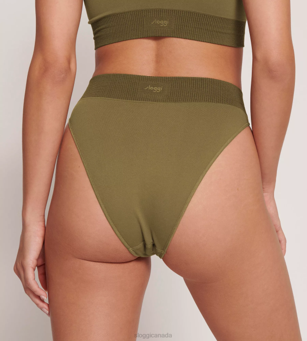 Knickers | N024471 Martini Olive EVER INFUSED CBD Highleg knickers Women sloggi