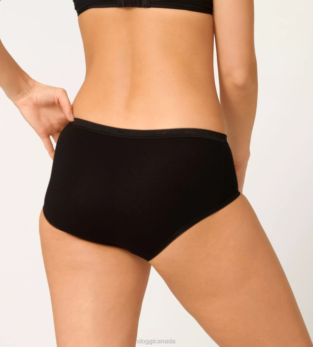 Knickers | N024479 Black BASIC+ Midi knickers Women sloggi