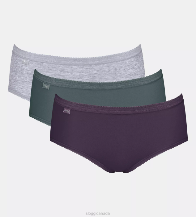 Knickers | N024504 Multiple Colours 14 BASIC+ Midi knickers Women sloggi