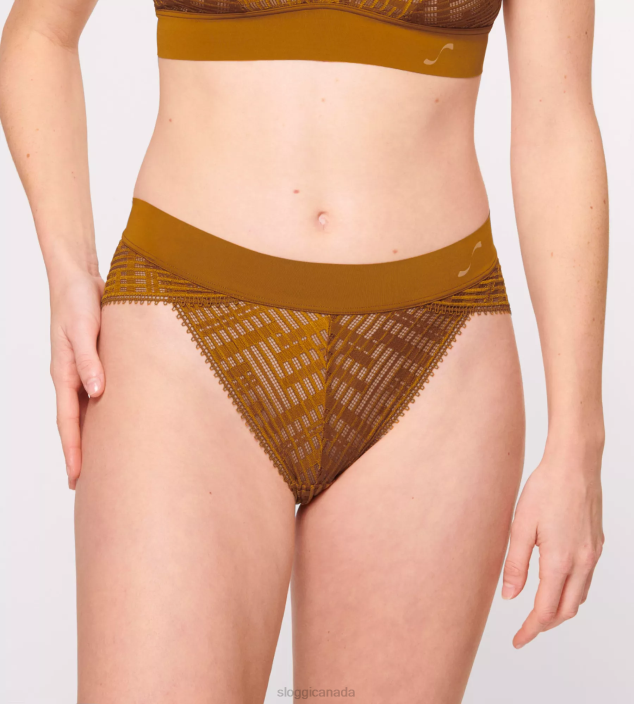 Knickers | N024600 Honey gold S SEVEN Highleg knickers Women sloggi