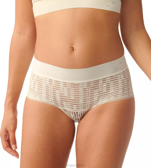 Knickers | N024602 Ecru White S SEVEN Midi knickers Women sloggi