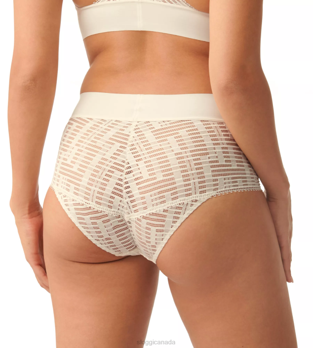 Knickers | N024602 Ecru White S SEVEN Midi knickers Women sloggi