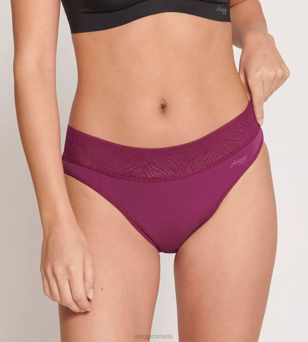 Knickers | N024237 Wine PERIOD PANTS Period tai knickers Women sloggi