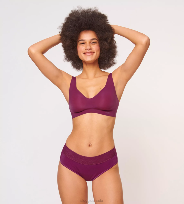 Knickers | N024646 Wine PERIOD PANTS Period hipster knickers Women sloggi