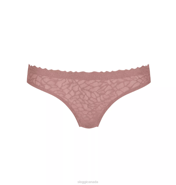 Knickers | N024143 Cacao ZERO FEEL LACE Brazilian knickers Women sloggi