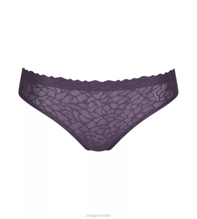 Knickers | N024389 Blueberry ZERO FEEL LACE Brazilian knickers Women sloggi
