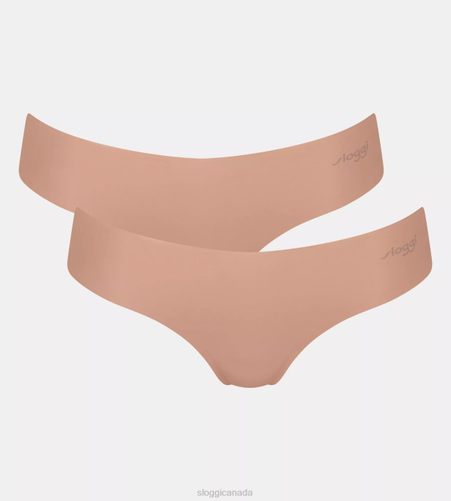 Knickers | N024623 Cameo brown ZERO MICROFIBRE String Women sloggi