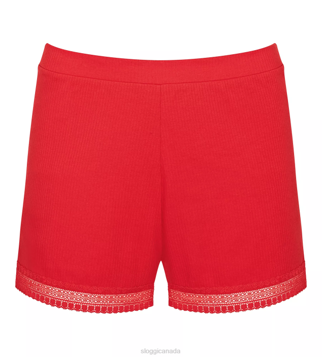 Loungewear | N024217 Campari GO RIBBED Shorts Women sloggi