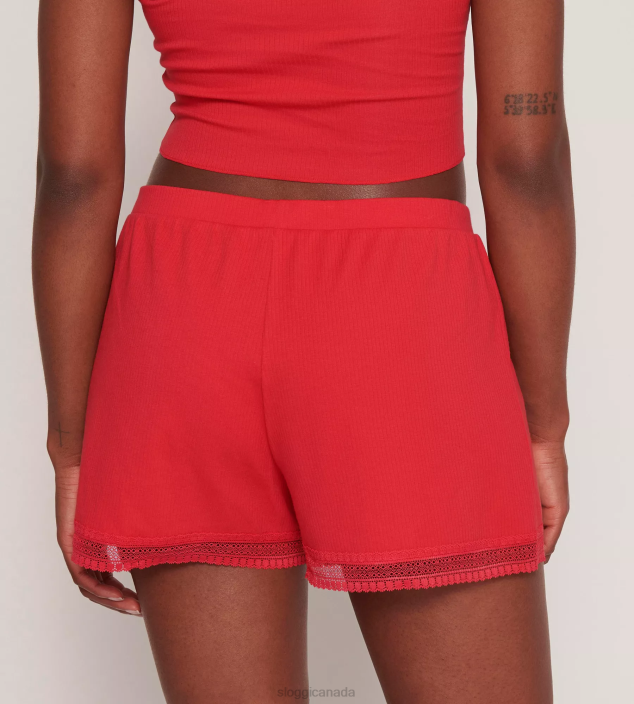 Loungewear | N024217 Campari GO RIBBED Shorts Women sloggi