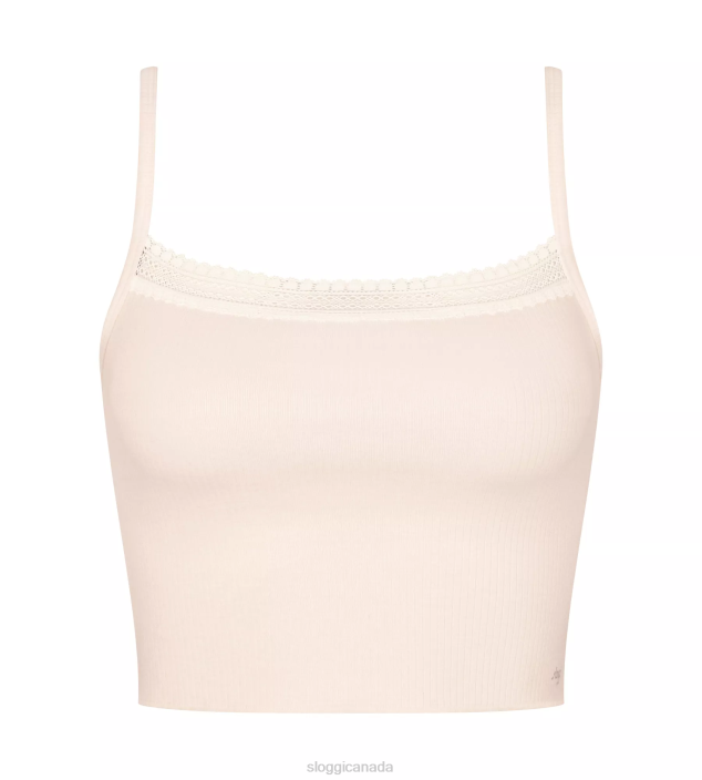 Loungewear | N024228 Angora GO RIBBED Top with spaghetti straps Women sloggi