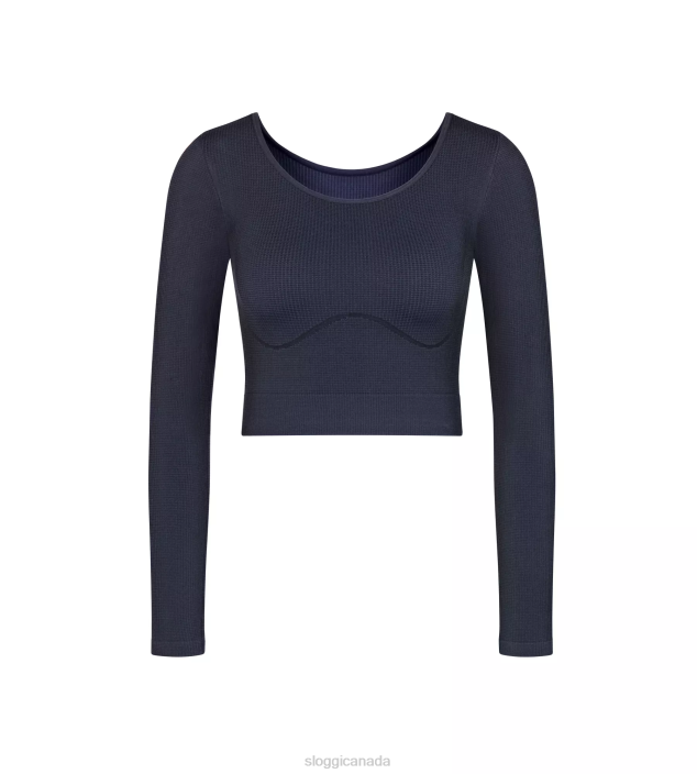 Loungewear | N024348 Black EVER INFUSED ALOE Long-sleeve top Women sloggi