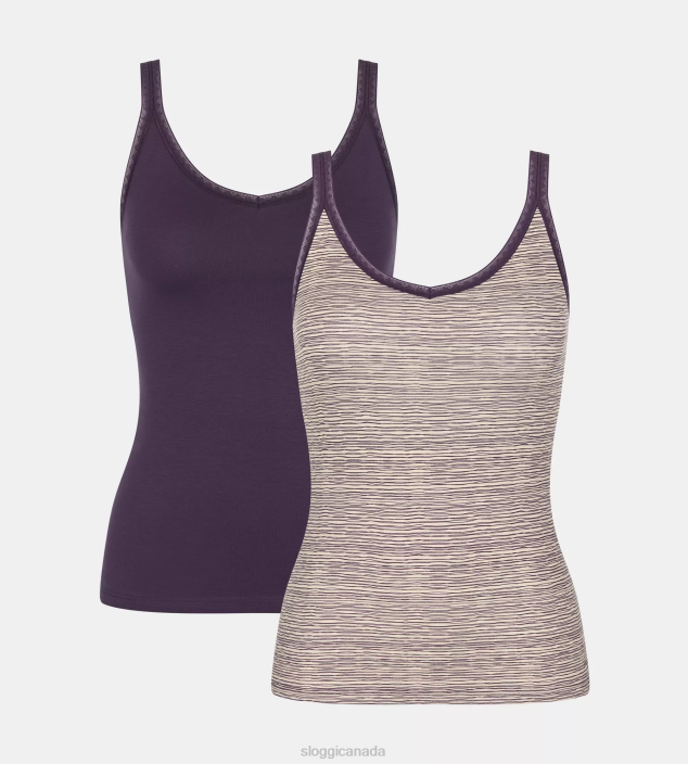 Loungewear | N024417 Multiple colours 10 GO Top with spaghetti straps Women sloggi